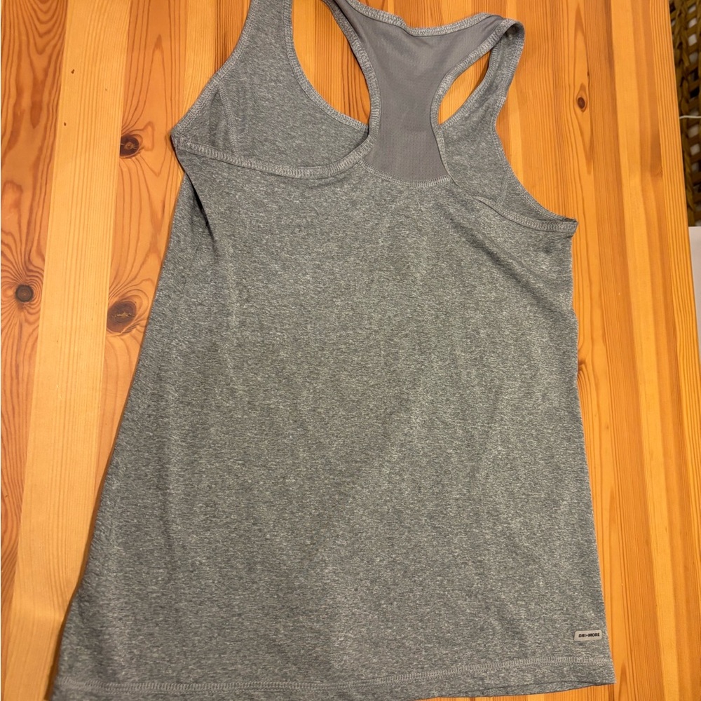 Gray Racerback Tank Top - Picture 2 of 3